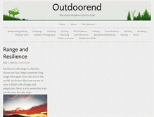 Tablet Screenshot of outdoorend.com